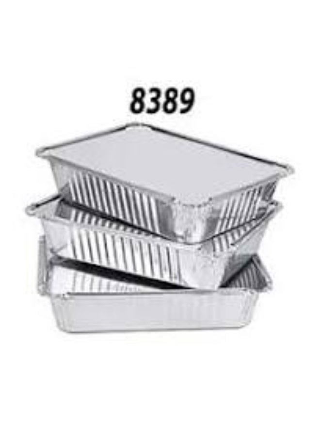 ALUMINIUM CONTAINER WITH LID 8389-PACK OF 10 PCS - Image 1
